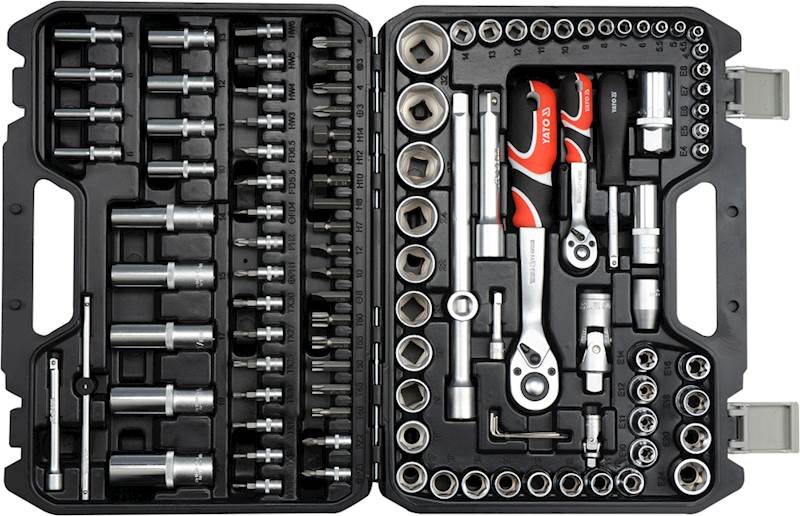 ZESTAW NARZĘDZIOWY 1/4", 1/2" KPL 108 CZĘŚCI YT-38791 YATO