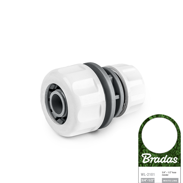 REPARATOR ŁĄCZNIK DO WĘŻY 3/4" na 1/2" WHITE LINE WL-2101 BRADAS
