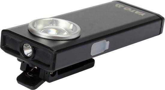 LATARKA AKUMULATOROWA 3.7V 1500MAH KIESZONKOWA 500LM SLIM Z POWERBANKIEM YT-08556 YATO