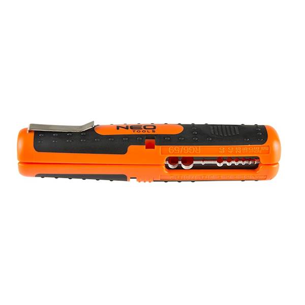 ŚCIĄGACZ IZOLACJI 180MM DO PRZEWODÓW RG6/59 0,5÷6MM2 CZOŁOWY 01-524 NEO