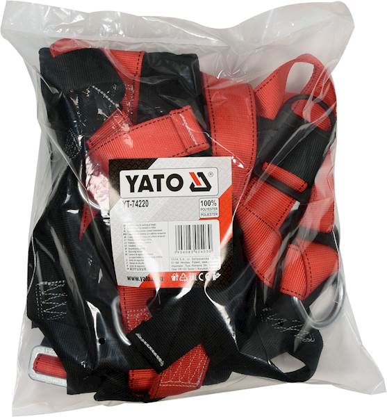 SZELKI BEZPIECZEŃSTWA Z PASEM BIODROWYM BHP YT-74220 YATO