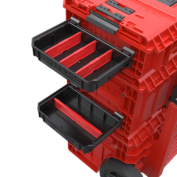 QBRICK SYSTEM CUSTOM TOOLBOX SHELF ONE, PRIME I PRO – ZESTAW 2 PÓŁEK, ORGANIZERÓW WARSZTATOWYCH Z ŁĄCZNIKAMI