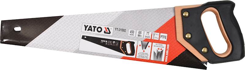 PIŁA PŁATNICA 450 MM PTFE PIŁKA RĘCZNA DO DREWNA YT-31092 YATO