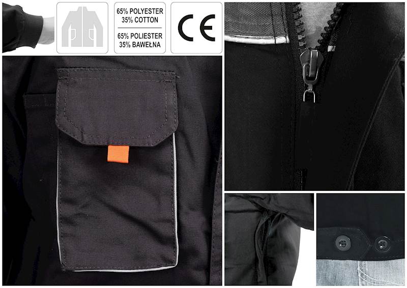 BLUZA KURTKA ROBOCZA OCHRONNA MOCNA ROZMIAR. 2XL YT-80181 YATO