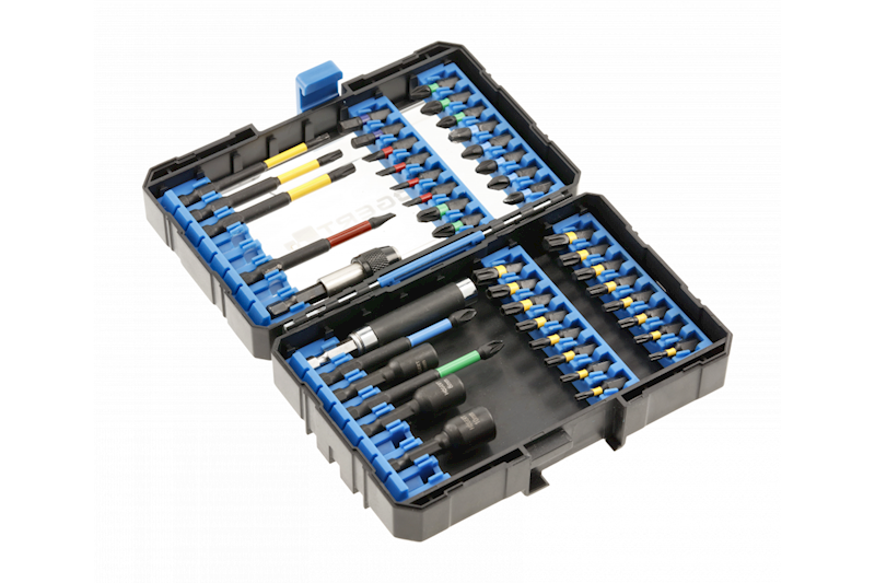 ZESTAW BITÓW UDAROWYCH PH, PZ, SL, T , TT 43 SZT. 3 x ADAPTERY 1/4” HT1S800 HOGERT