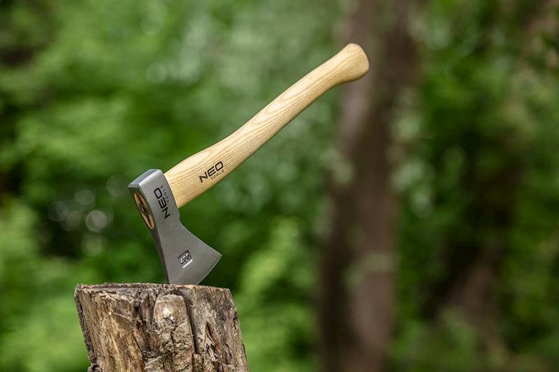 SIEKIERA, TOPOREK BUSHCRAFTOWY BIWAKOWA SURVIVALOWA W FUTERALE 400G, 63-119 NEO
