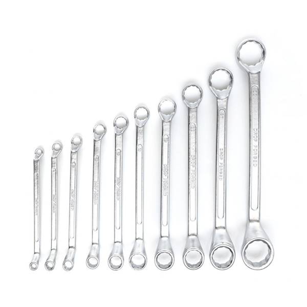 KLUCZE OCZKOWE GIĘTE, ODGIĘTE 6-32MM 10SZT. KD10929 KRAFT&DELE