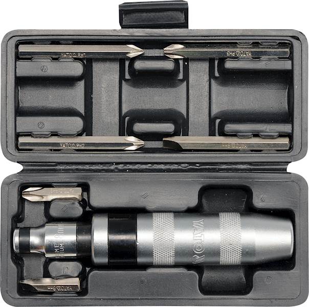 WKRĘTAK UDAROWY CR-V + 6 BITÓW YT-2802 YATO