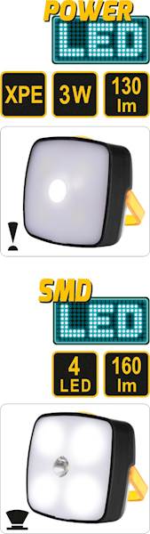 LAMPA CZOŁOWA XPE CREE 3W 4 diody SMD LED AKU. 88677
