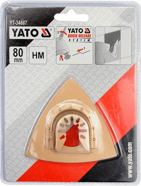 TARNIK TRÓJKĄTNY DO NARZ. WIELOFU. YT-82220 HM YT-34687 YATO