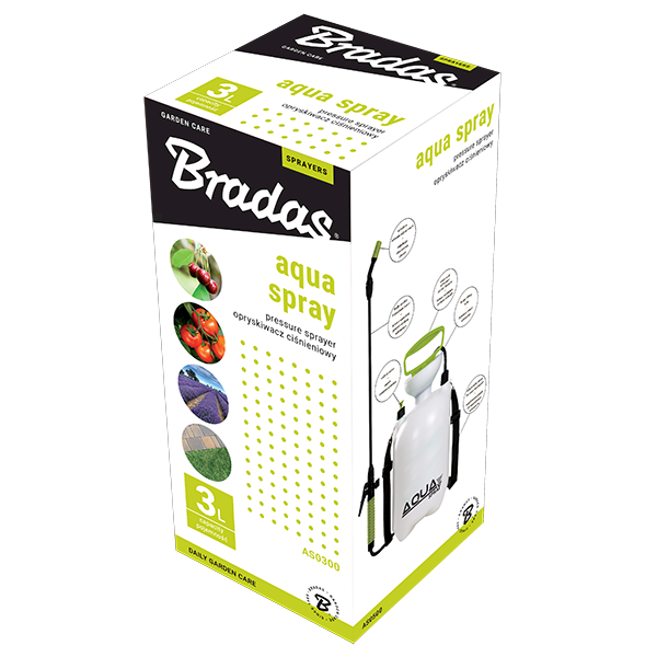 OPRYSKIWACZ CIŚNIENIOWY RĘCZNY 3L AQUA SPRAY AS0300