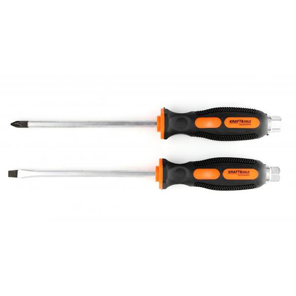 ZESTAW WKRĘTAKÓW, ŚRUBOKRĘTÓW DO POBIJANIA 2 SZT KD10897 KRAFT&DELE