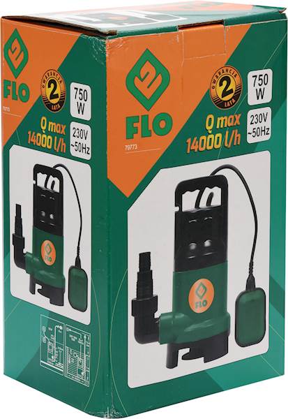 POMPA ZANURZENIOWA DO BRUDNEJ WODY 750W 79773 FLO