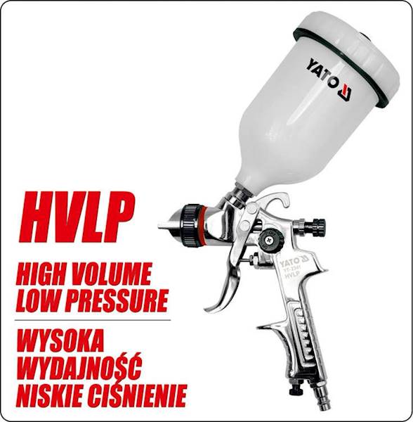 PISTOLET LAKIERNICZY 1,5MM HVLP 0,6L YT-2341 YATO