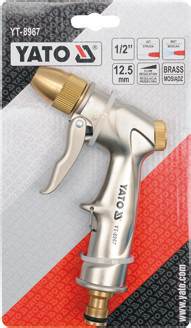 ZRASZACZ PISTOLETOWY METALOWY REGULOWANY YT-8967 YATO