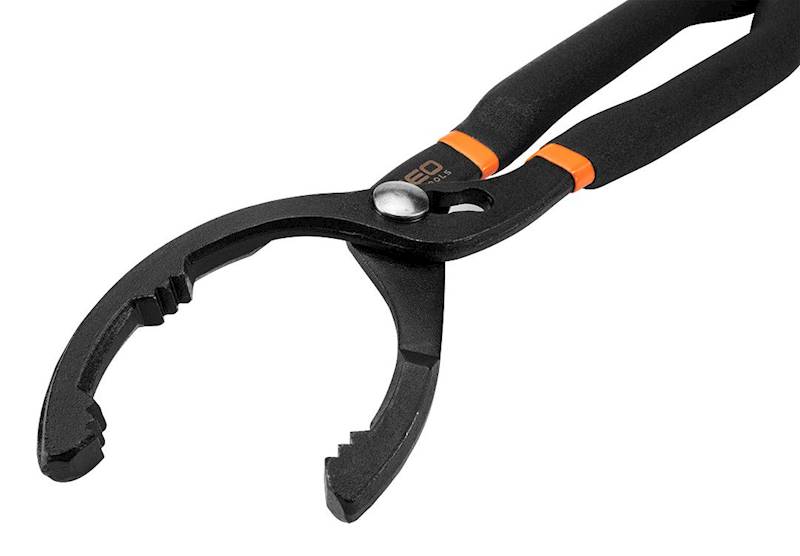 KLUCZ ODGIĘTY SZCZYPCOWY (20°) DO FILTRA OLEJU ZAKRES 63.5 - 116 MM 11-240 NEO