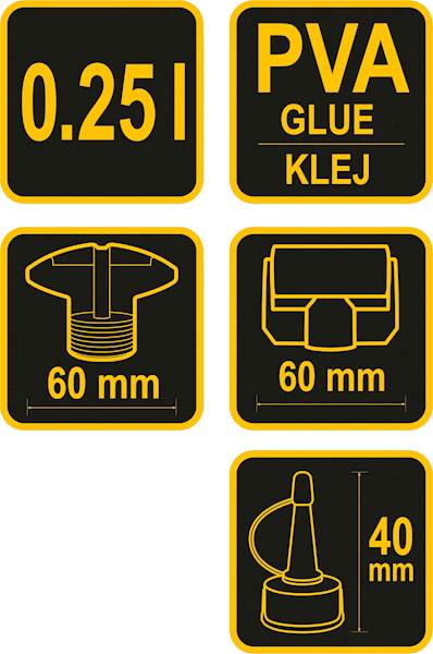 DOZOWNIK DO KLEJU 250ML 3 WYMIENNE KOŃCÓWKI  78027