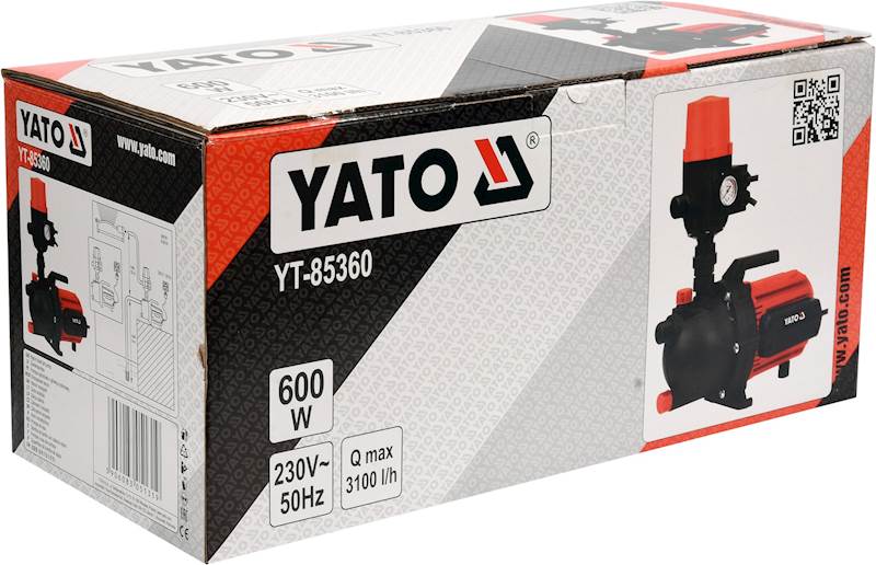 POMPA DO WODY POWIERZCHNIOWA 600W YT-85360 YATO