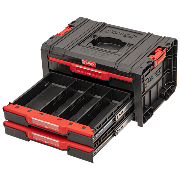 SKRZYNKA NARZĘDZIOWA Z 3 SZUFLADAMI QBRICK SYSTEM PRO DRAWER 3 TOOLBOX BASIC SKRQPROD3BCZAPG011