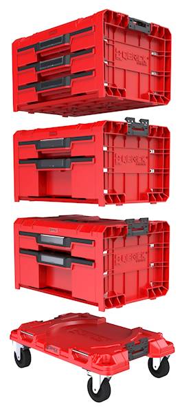 WÓZEK, PLATFORMA TRANSPORTOWA QBRICK SYSTEM PRO RED ULTRA HD