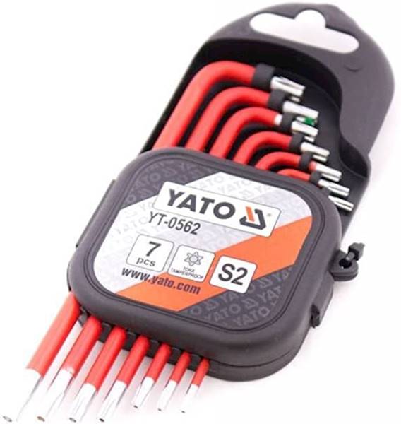 ZESTAW KLUCZY IMBUSOWYCH POWLEKANYCH TORX T9-T30 7SZT. YT-0562 YATO
