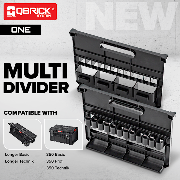 QBRICK PRZEGRODA ORGANIZACYJNA MULTI DIVIDER DO SKRZYŃ ONE 350 ORAZ LONGER