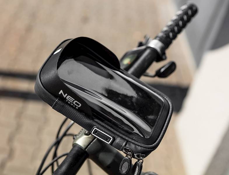 WODOODPORNA TORBA NA RAMIE ROWERU, HULAJNOGI, MOTOCYKLA SAKWA, ETUI UCHWYT NA TELEFON 91-001 NEO