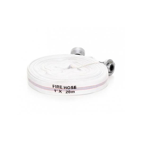 WĄŻ STRAŻACKI GUMOWANY DO WODY POMPY 1" Z SZYBKOZŁĄCZEM 20M KD781