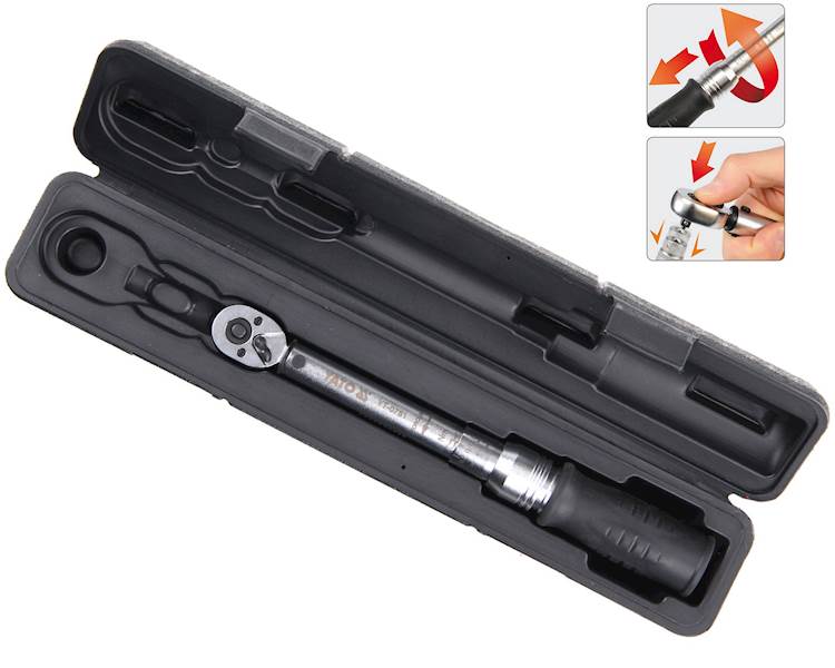KLUCZ DYNAMOMETRYCZNY 1/4" 2-10 Nm YT-0751 YATO