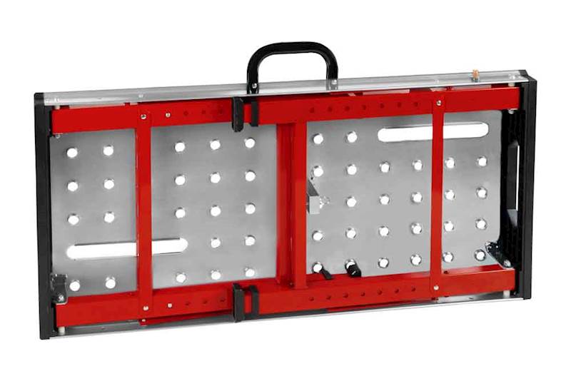 PRZENOŚNY, MOBILNY STÓŁ SPAWALNICZY STALOWY 1068X532MM OCYNK DO 454 KG Z REGULACJĄ WYSOKOŚCI KD639
