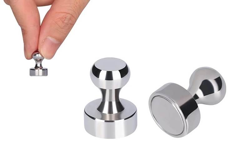 MAGNES NEODYMOWY PINEZKA NA TABLICĘ, LODÓWKĘ MOCNY DO SZKOŁY, PRACY 12 MM 10 SZT KD11832 Kraft&Dele