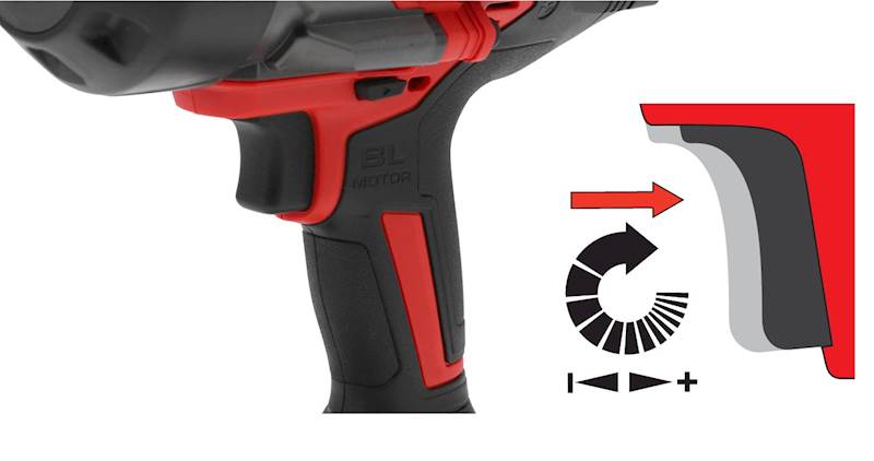 KLUCZ UDAROWY AKUMULATOROWY 18V 3/4'' 2400NM (KORPUS) DO PRACY ZE SRUBAMI M16 - M36 BEZSZCZOTKOWY YT-828074 YATO