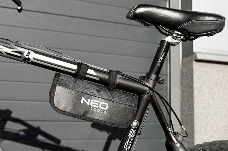 MULTITOOL ZESTAW NARZĘDZI NAPRAWCZY DO ROWERU KÓŁ, ŁATKI, ETUI 91-013 NEO