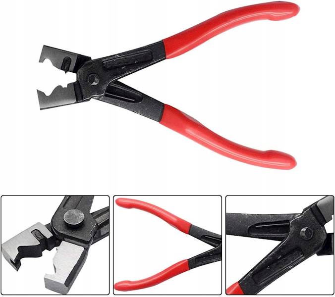 SZCZYPCE DO OPASEK ZACISKOWYCH TYPU CLIC I CLIC 180 MM KD10849 Kraft&Dele