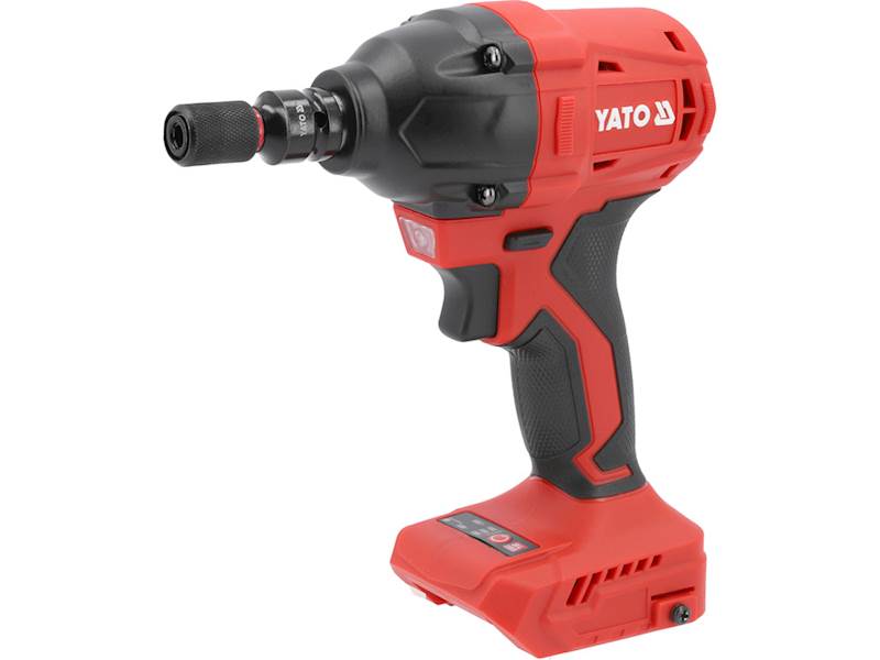 KLUCZ UDAROWY AKUMULATOROWY BEZSZCZOTKOWY 1/2" 18V 350Nm (KORPUS)  M16 - M24 YT-827792 YATO