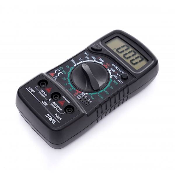 MULTIMETR CYFROWY TEST MIERNIK PRĄDU NAPIĘCIA LCD DT850L KD11402