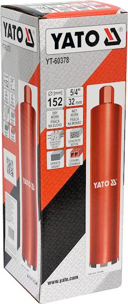 WIERTŁO KORONOWE OTWORNICA DO WIERTNICY YT-81980,YT-81983 152MM YT-60378 YATO