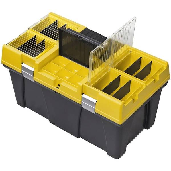 SKRZYNKA NARZĘDZIOWA STUFF SEMI PROFI 26" CARBO ŻÓŁTA POKRYWA PATROL