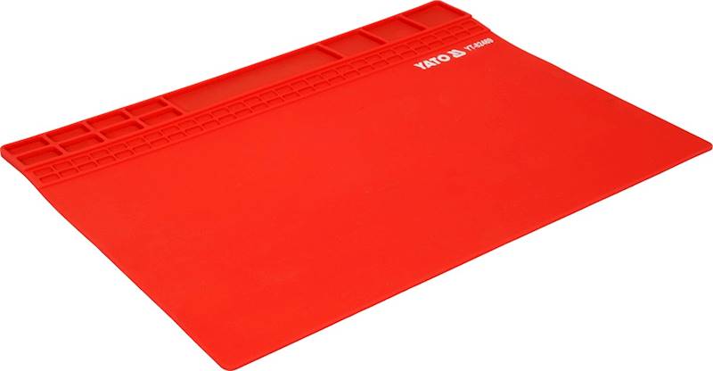 MATA SILIKONOWA 40X30CM DO LUTOWANIA ODPORNA PODKŁADKA SERWISOWA 500°C YT-82469 YATO