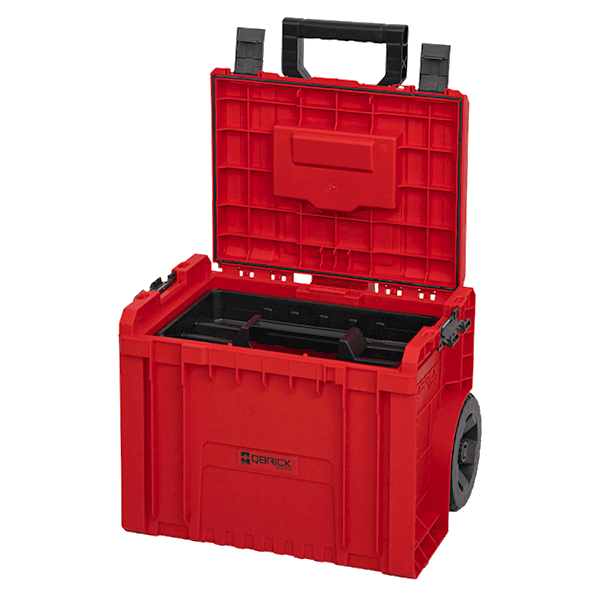 MOBILNA SKRZYNKA NARZĘDZIOWA NA KOŁACH QBRICK SYSTEM PRO CART RED ULTRA HD SKRWQCARTPROCZEPG001