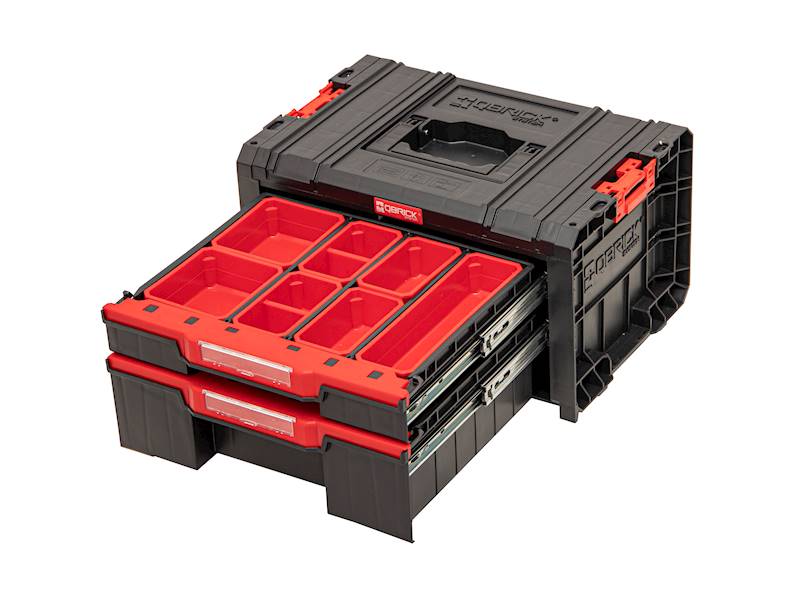 SKRZYNKA NARZĘDZIOWA Z 2 SZUFLADAMI QBRICK SYSTEM PRO DRAWER 2 TOOLBOX EXPERT