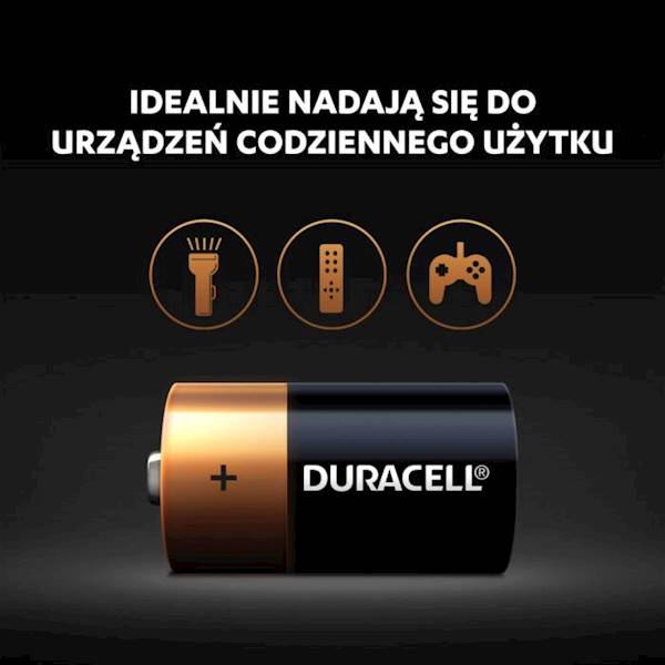BATERIE ALKALICZNE DURACELL EXTRA LIFE C LR14 MN1400 BLISTER 2SZT