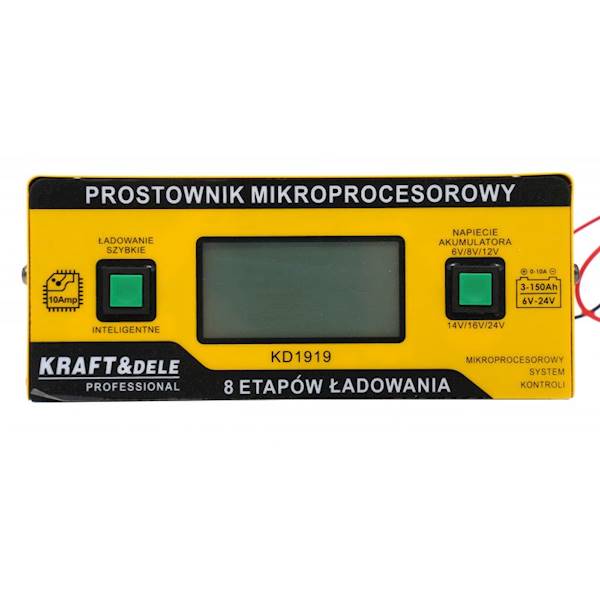 PROSTOWNIK MIKROPROCESOROWY 6V/24V AKUMULATOROWY KD1919 KRAFT&DELE