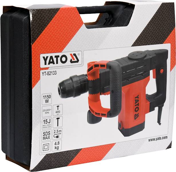 MŁOT DŁUTUJĄCY LEKKI SDS-MAX 15J 1150W YT-82133 YATO