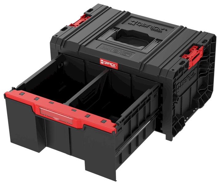 SKRZYNKA NARZĘDZIOWA Z 1 SZUFLADĄ QBRICK SYSTEM PRO DRAWER 1 TOOLBOX 2.0 BASIC NOWOŚĆ