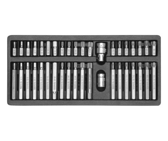ZESTAW BITÓW IMBUS TORX SPLINE 40PCS YT-0400 YATO