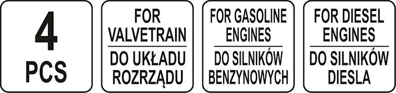 ZESTAW BLOKAD ROZRZĄDU RENAULT RENAULT, DACIA, NISSAN  YT-06326 YATO