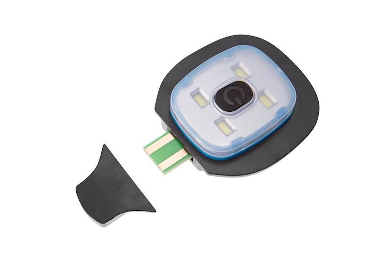 CZAPKA Z LAMPKĄ LATARKĄ LED ŁADOWANĄ USB CZARNO-SZARO-POMARAŃCZOWA WARM 81-631 NEO TOOLS