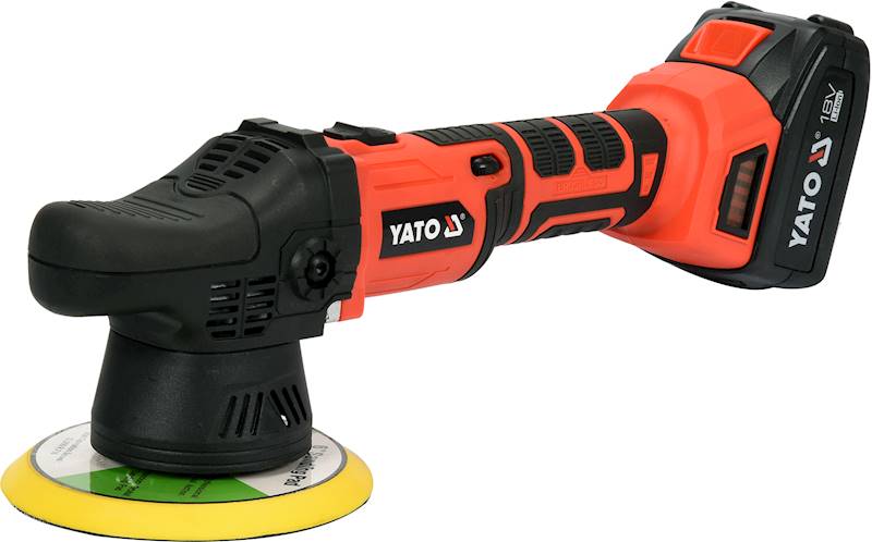 POLERKA SAMOCHODOWA MIMOŚRODOWA BEZSZCZOTKOWA 18V AKU. + 3 GĄBKI YT-82920 YATO
