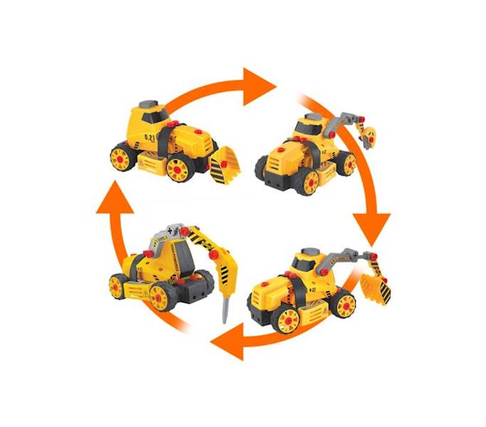 KOPARKA BUDOWLANA 4 W 1 DLA DZIECI NEO TOOLS